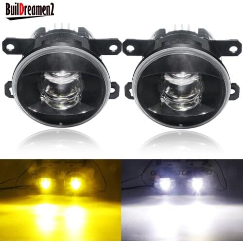 2 X LED Fog Light 30W 8000LM Car Front Bumper Fog Lamp For Nissan Pathfinder Xterra Frontier Note Interstar Sentra Navara Pixo