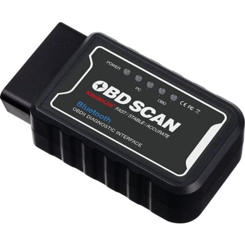 High Quality Car tester ELM327 V1.5 Bluetooth version PIC25K80 chip OBD2 Scan Android Elm 327 auto diagnostic tool OBD free ship