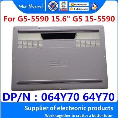 MAD DRAGON Brand Laptop Bottom Base Bottom Cover Assembly White shell for for Dell G5-5590 G5 15-5590 064Y70 64Y70 13N4-0HA0901