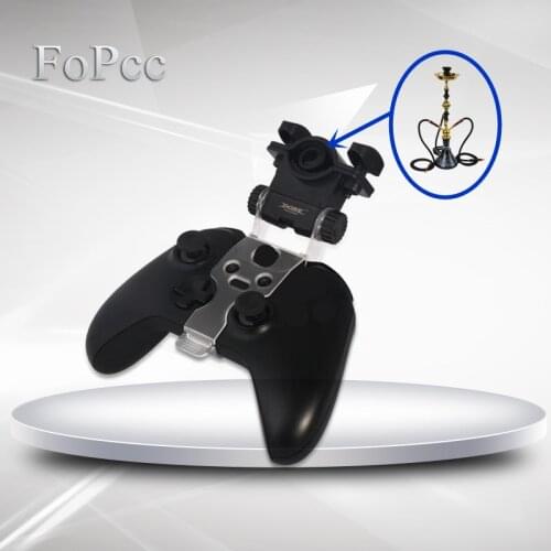 FoPcc 180 Degree Adjustable Mound Stand Shisha Handle Phone Clip Tobacco Pipe Holder for Xbox One/ S/ X Wireless Controller