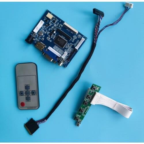 Kit Work for LTN156HT01 1920x1080 40pin driver Controller Board 2AV VGA AV LED HDMI-compatible LCD remote display monitor panel