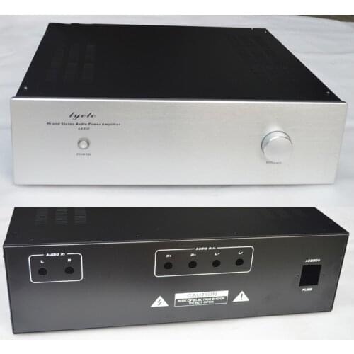 Enclosure Standard Version Pure Rear Power Amplifier Case Box 430*120*328MM/388MM A4312 Amplifier Chassis DIY Shell