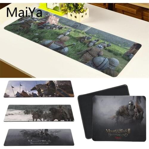 Maiya Top Quality Mount and Blade 2 Bannerlord Comfort Mouse Mat Gaming Mousepad Free Shipping Large Mouse Pad Keyboards Mat