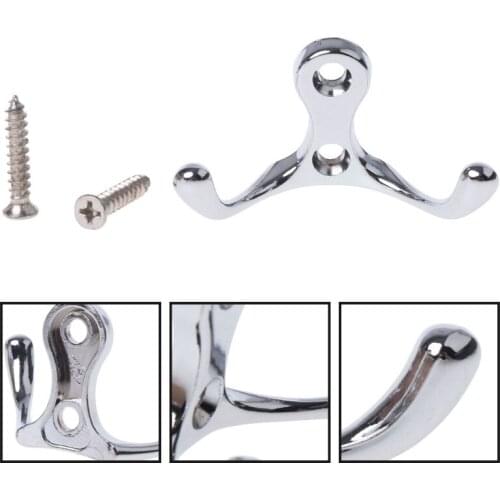 594C Zinc Alloy Clothing Hook Coat Clothes Hat Towel Organizer Rack Wall Door Hanger