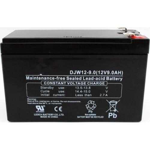 LEOCH DJW12-9 12V9AH toy instrument fire-fighting battery