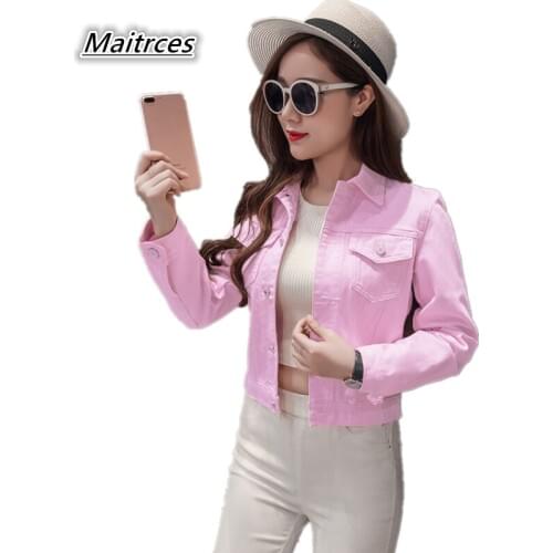 Maitrces Womens Denim Jackets