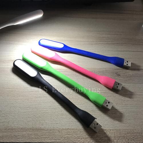 Mini Flexible USB lamp 5V Table Lamp Gadgets portable function For Power bank PC laptop notebook USB reading light camping lamp