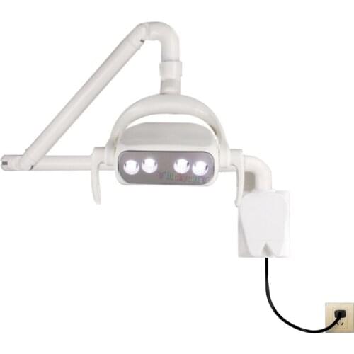 1set Dental operation lighting+Wall-Mounted LED Oral Light Arm For Pet Shop Beauty Tattoo Lamp dental Surgical Shadowless lamp