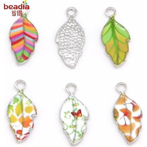 New Arrival!!Alloy pendants Leaf Shape 10x22mm Hole Size 2mm Pendants for DIY Jewelry Accessories