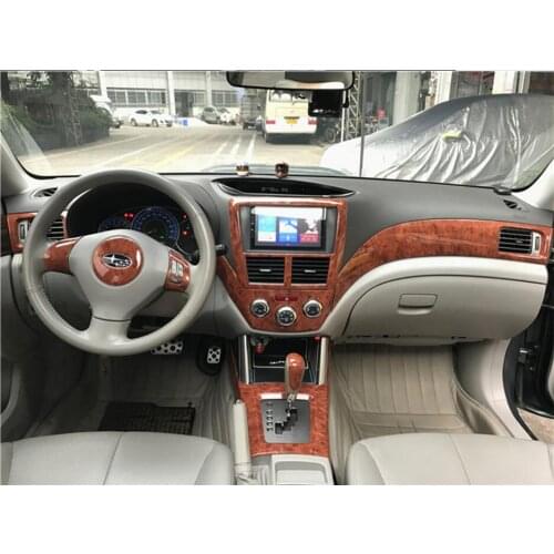 Mahogany Interior Air Conditioning Vent Rings Trims Cover For Subaru Forester 2008 2009 2010 2011 2012