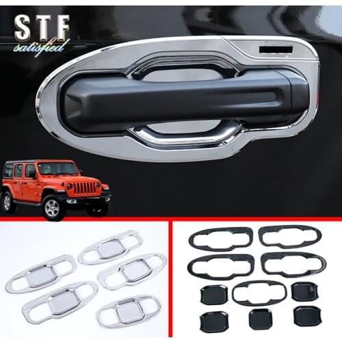 ABS Door Bowl Trim For Jeep Wrangler JL 2018 2019