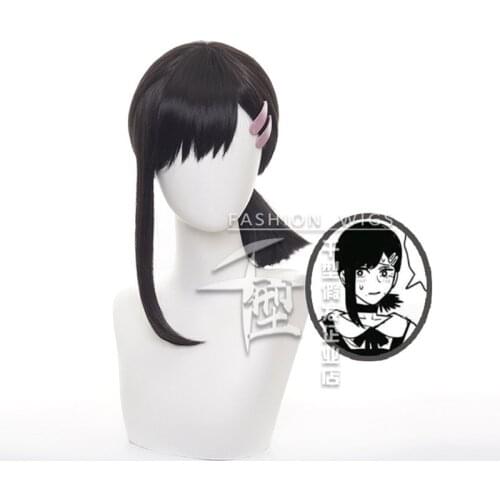 Chainsaw Man wig for women black hair Makima Denji Quanxi power Hayakawa Aki Higashiyama Kobeni cosplay wigs