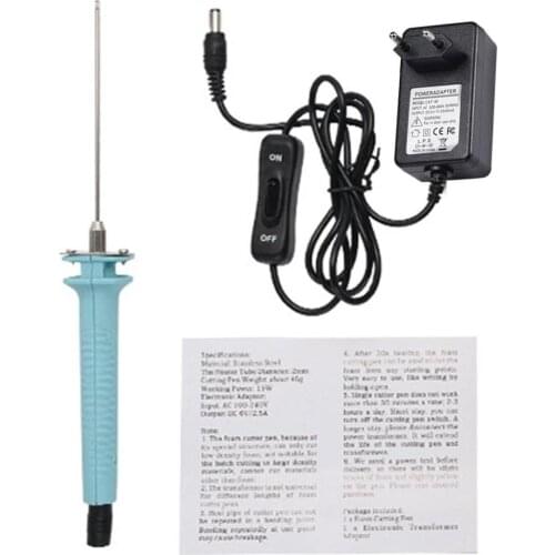 Professional Foam Cutter 15W 10CM Electric Foam Polystyrene Cutting Machine Pen Portable Styrofoam Cutting Knife Tools EU Plug