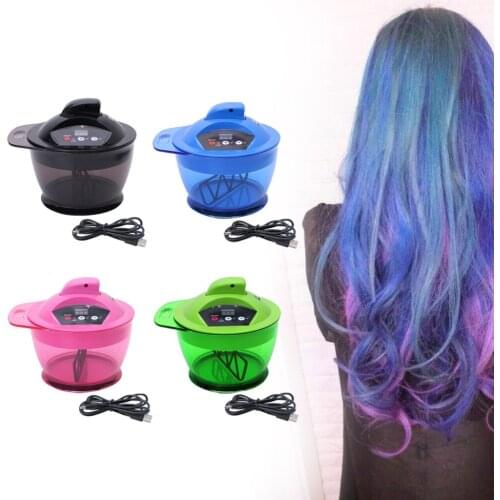 Brushes for dyeing hair Professional Electric Hair Coloring Bowl Automatic Mixer For Hairs Color Mixing Salon #Y207E# Hot Sale