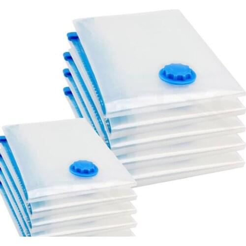 Vacuum Bag For Clothes Storage Bag Home Organizer Transparent Border Foldable Compressed Organizer Travel Saving Bag Package