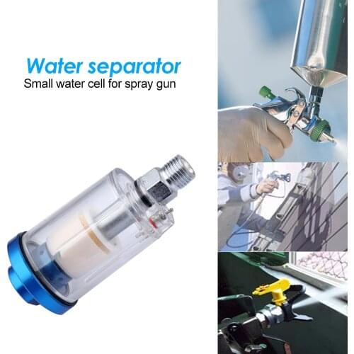 High Pressure 1/4 inch Water Oil Separator Inline Air Hose Filter Moisture Trap for Compressor Spray Paint Pneumatic Tool Parts