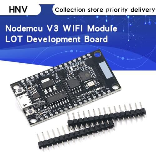 1pcs NodeMCU V3 Lua WIFI module integration of ESP8266 + extra memory 32M Flash, USB-serial CH340G