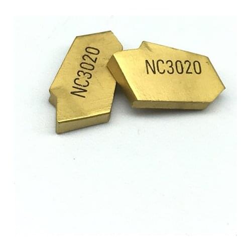 100PCS SP300 NC3020 Single head grooving carbide inserts CNC tool External Turning Tool or Internal Turning Tool