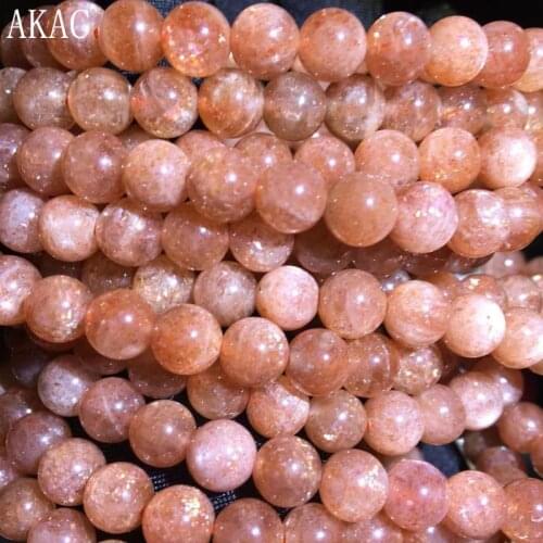 2bracelets AKAC Approx8-8.5mm A Natural golden sunstone bracelet beads wholesale