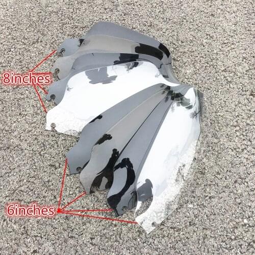 6"/8" Wave Windshield Windscreen For Harley Touring Street Glide FLHT 1996-2013 1997 1998 1999 2010 2011 2012