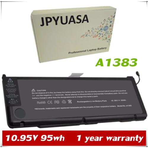 7XINbox 10.95V 95wh A1383 Laptop Battery For Apple MacBook Pro 17" A1297 2011 MC725LL/A MD311LL11/A 020-7149-A 020-7149-A10