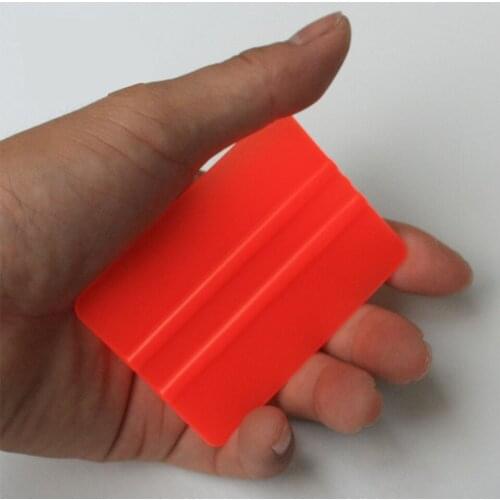 Vinyl Applicators 7.5*5.5cm Car Tint Tools Bump Cards Vinyl Scraper In Orange For Car Decal Vinyl Graphics Application C-72