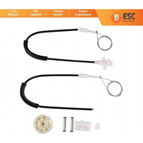 ESC Auto Parts EWR298 Electrical Power Window Regulator Repair Kit Left Door for Renault Megane 1 Coupe 1996-2003
