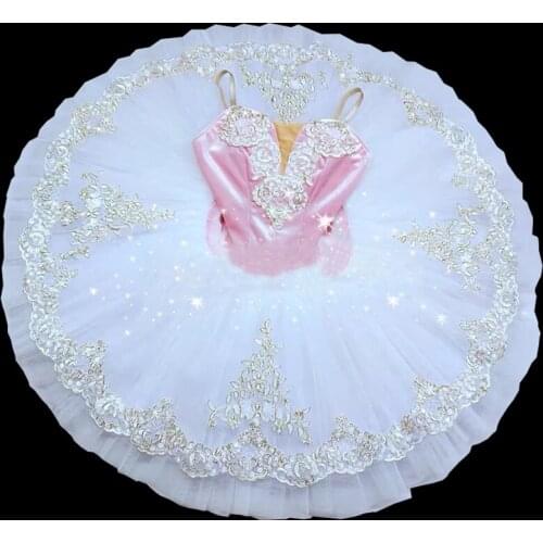 Girls Ballet Tutu Tulle Dress Sleeveless Gymnastics Leotard Pink Bow Pattern Ballet Leotard For Girl Ballerina tutu