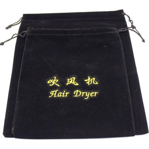 High quality drawstring velvet bag pouch for mobile phone HDD accessories gift jewelry storage and packaging