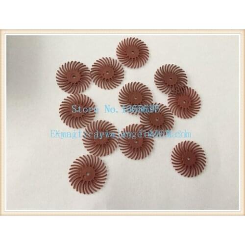 Free Shipping Red Color Grit 220# 1" Jewelry Tools Bristle Discs Polishing Brush 500pcs/bag