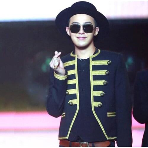 Black Men Suits Designs Masculino Homme Terno Stage Costumes For Singers Men Blazer Dance Clothes Jacket Star Style Dress Punk