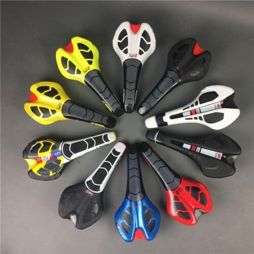 Breathable Soft Bike Bicycle Saddle Leather Racing Comfortable Road Mountain Bike Seat MTB Road Bike Saddle Bicycle Parts