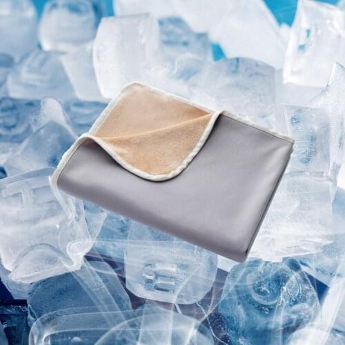 Cold Feeling Ice Silk Blanket Summer Thin Air-conditioned Office Children Nap Machine Wash Cold Blanket