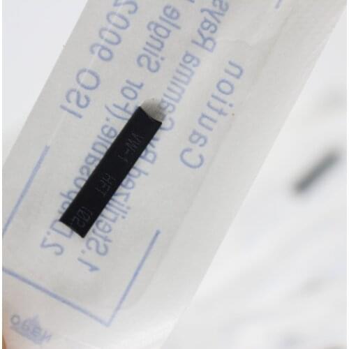 100 Pcs Black 18 Needles U Shape Microblading Needle Permanent Makeup Eyebrow Tattoo Manual Blade 3D Eyebrow Tattoo Microblading