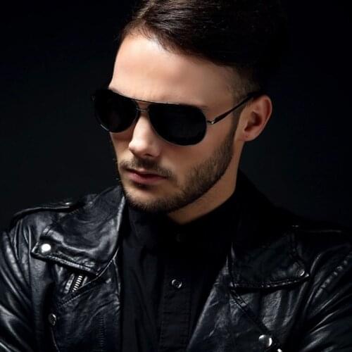 Classic New Men Polarized Sunglasses Fashion Round Plastic Glasses Frame Brands Design Out Door Sunglasses Women Uv400