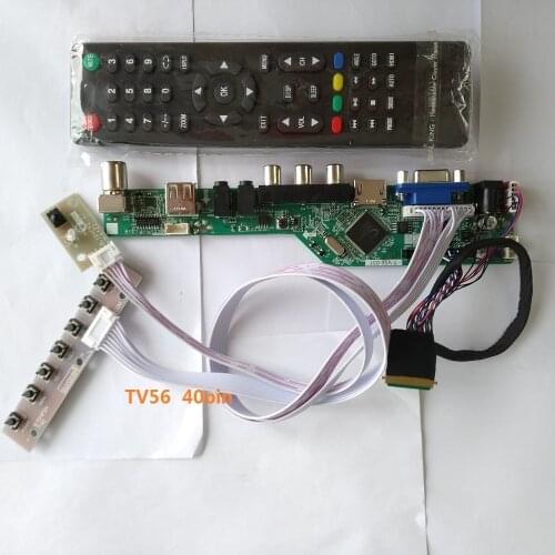 Kit for N173HGE-L11 1920*1080 Controller board driver 40pin LVDS TV AV Screen panel LCD LED HDMI USB 17.3" remote VGA