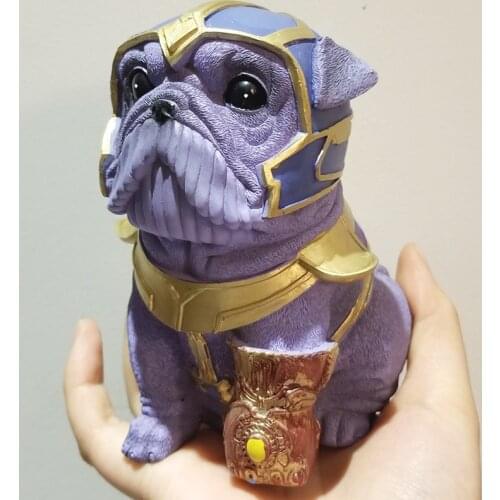 Cute Bulldog Dog Piggy Bank Piggy Bank Hero Corgi Golden Retriever Husky Dog Toy Decoration Decorative Resin Creative Model