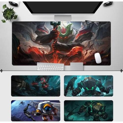 Fashion League of Legends Nautilus Gaming Mouse Pad PC Laptop Gamer Mousepad Anime Antislip Mat Keyboard Desk Mat For Overwatch