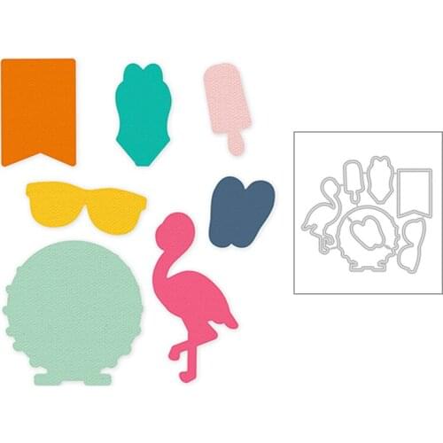 2020 New Bird Animal Crane and Glasses Silhouettes Metal Cutting Dies For DIY Greeting Card Album Scrapbooking Making No Stamps