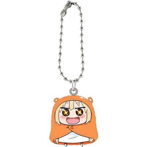 Anime Icons New Acrylic Keyrings Himouto Umaru-chan Figure Light PVC Charm DIY Trendy Key Holder For Students