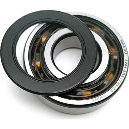 1pcs Bearing 6204 6204TN9 6204-2RS1TN9 C3 6204-2RS1 20X47X14 MOCHU Shielded Deep Groove Ball Bearings Single Row Nylon Cage
