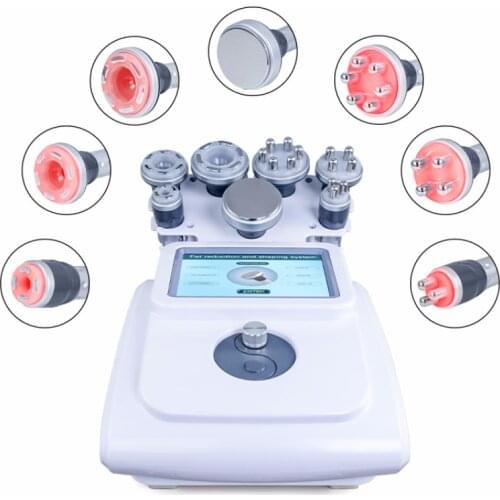 Portable 7 In 1 40k Cavitation RF Face Slimming Machine Anticellulite Ultrasound Body Shaper Fat Burning Weight Loss Machine