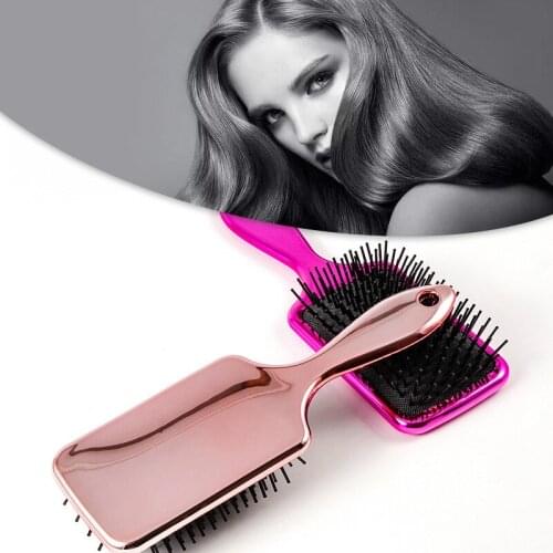 Mirror-style Hair Comb Beauty Anti-Static Haircare Airbag Massage Hair Brush Large Plate Fluffy Hairdressing Barber Accessory