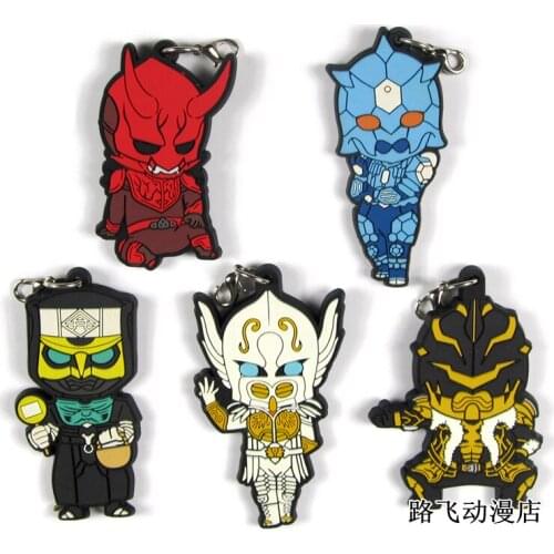 Masked Rider Den-O Original Japanese anime figure rubber mobile phone charms keychain strap