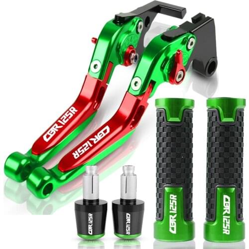 Brake Clutch Levers Handlebar Aluminum Folding Extendable Adjustable FOR HONDA CBR125R 2005 Motorcycle Accessories CBR125R LOGO