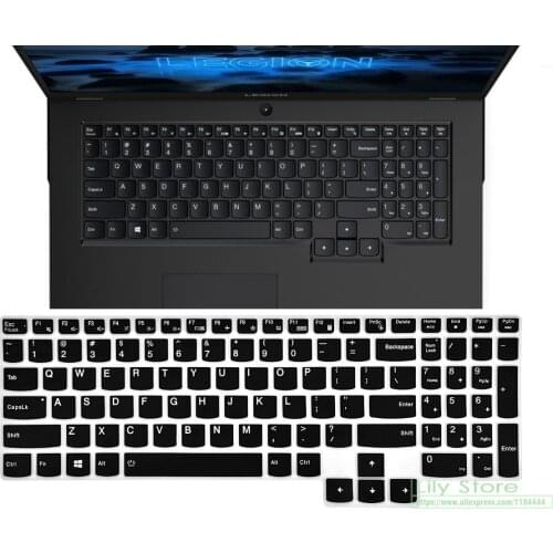 Silicone laptop keyboard cover skin For Lenovo Legion 5 17 17.3'' / Lenovo Legion 5i 5P 5pi 17 17.3'' Gaming laptop 2021 2020