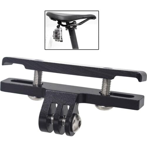 Saddle Rail Seat Lock Mount Stabilizer Easy Operation Bicycle Aluminum Alloy Waterproof for Sports Camera Durable Bike Accessory