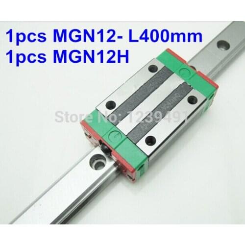 1pcs MGN12 - L400mm linear rail + 1pcs MGN12H carriage