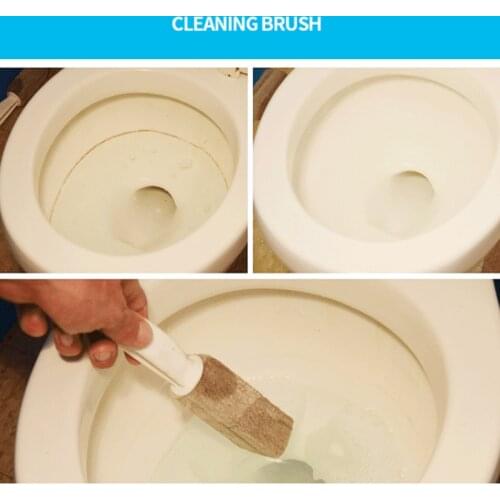1Pcs Strong Pumice Toilet Brush Durable Porcelain Fixtures Hard Water Stains Pool Tile Cleaning Brush Home Kitchen Bathroom Tool
