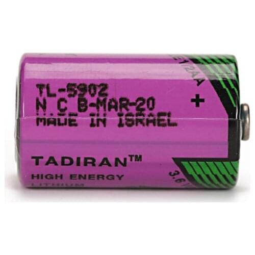 100PCS 3.6V Original New TADIRAN TL-5902 1/2AA ER14250 14250 Batteries For CNC Machine Tools Touch Screen Electric Meter